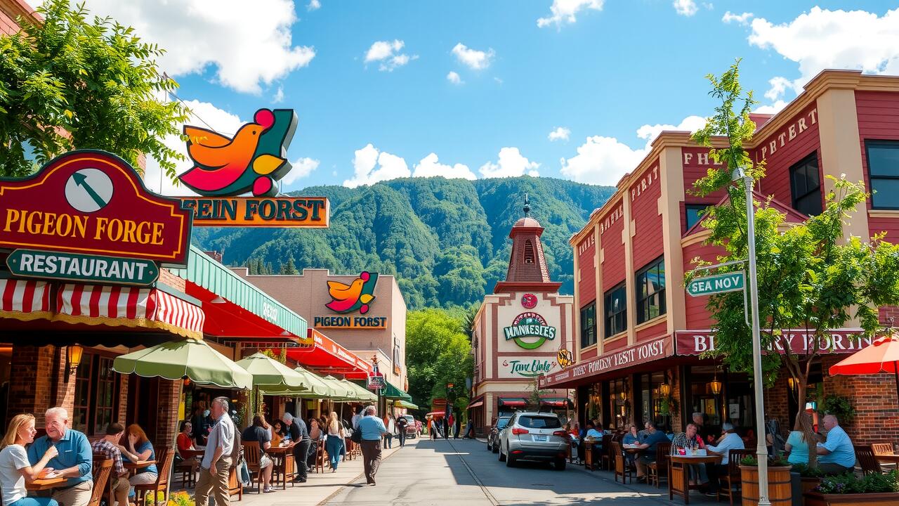 What food is Pigeon Forge known for?